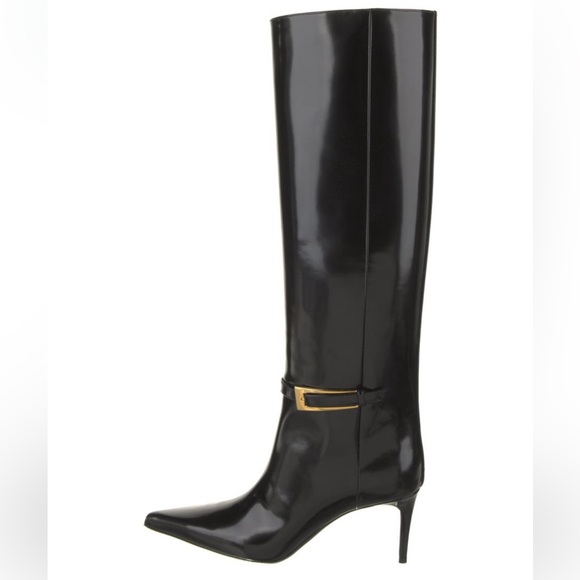 Saint Laurent leather boots - Picture 1 of 5
